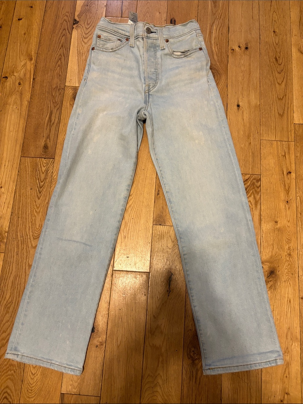 Levi’s Ribcage Straight Ankle Light Wash
